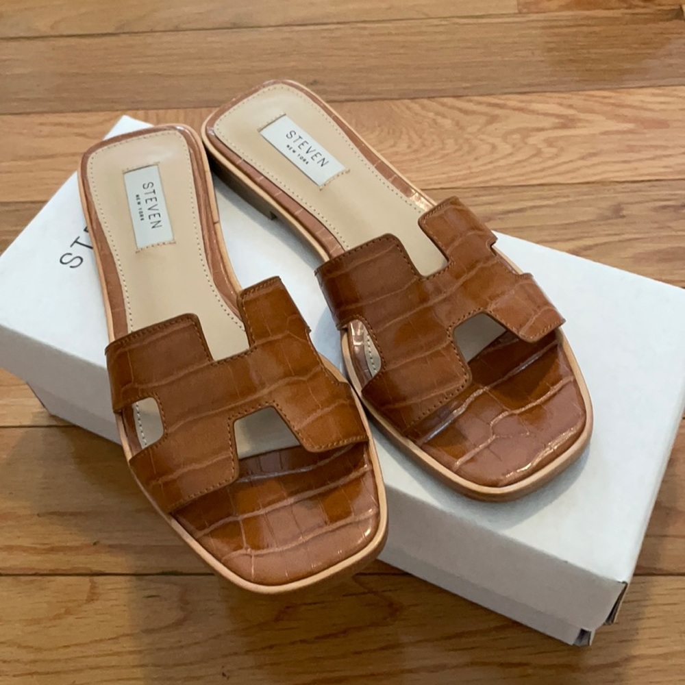 Steve Madden (Steven NY) Hadyn Cognac Sandals